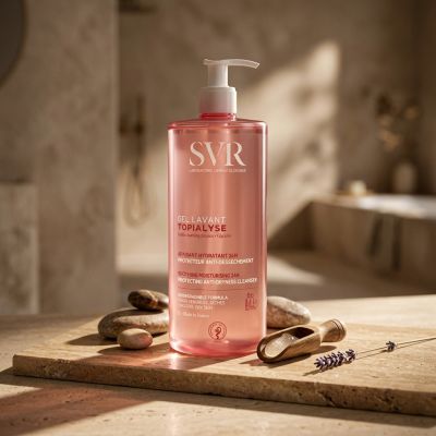 SVR Topialyse Gel Lavant - Nettoyant Doux Corps & Visage 1L