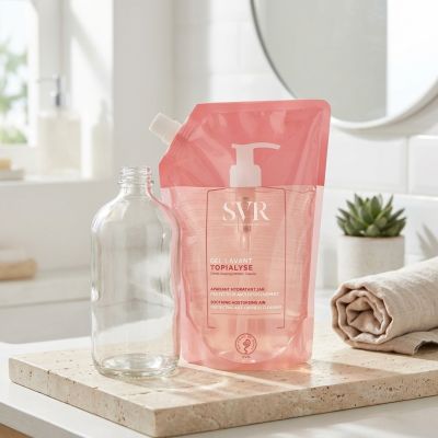 SVR Topialyse Gel Lavant Recharge 1L - Peaux Sèches et Sensibles