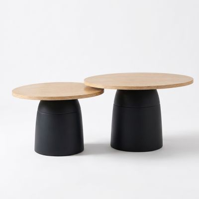 Tables Basses Cera Céramique Noire - Prix... | Arkan.tn
