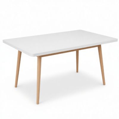 Table Extensible LEENA - MDF Stratifié - Blanc