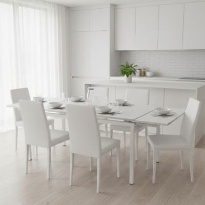 Table Extensible – MDF stratifié - 200 × 90 × 76 cm