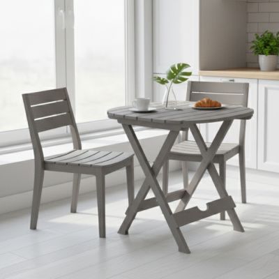 Table pliable SOTUFAB - Gris - 75 x 70 x 72 cm