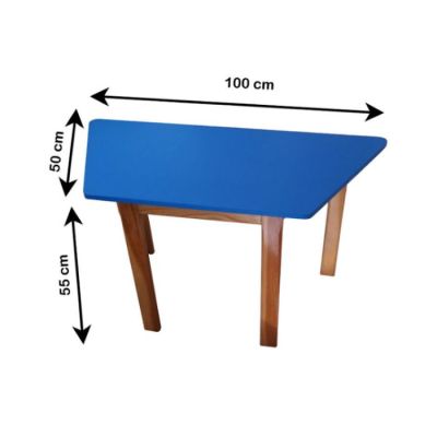 Table Hexagonale Bleue - Prix Tunisie | Arkan.tn
