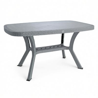 Table rectangulaire SOTUFAB - Gris - 135 x 80 cm
