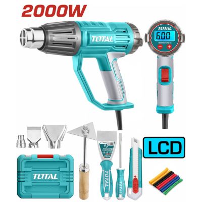 TOTAL Pistolet thermique DIGITALE 2000W (TB200561)