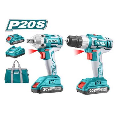 Kit De 2PCS Visseuse + Boulonneuse -TOTAL-
