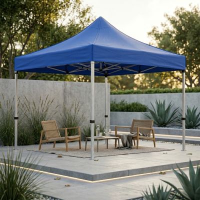 Tente Prestige - Aluminium - 3 x 3 m - Bleu
