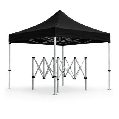 Tente Prestige - Aluminium - 3 x 3 m - Noir