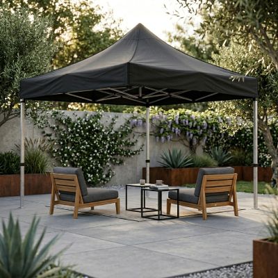 Tente Prestige - Aluminium - 3 x 3 m - Noir