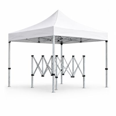 Tente Prestige - aluminium - 3x3 m - Blanc