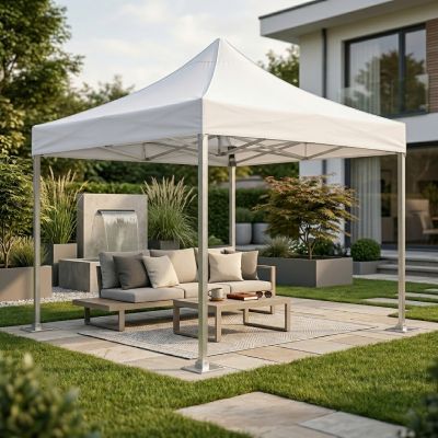 Tente Prestige - aluminium - 3x3 m - Blanc