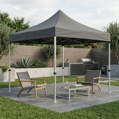 Tente Prestige - aluminium - 3x3 m - Gris