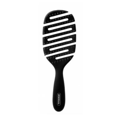 Brosse Flexible - TITANIA - Plastique Noir - 24cm - 2889