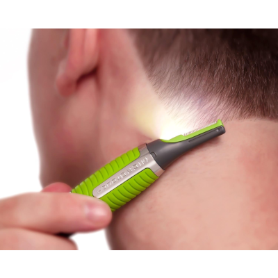 Tondeuse nez & oreilles électrique - LED - Vert