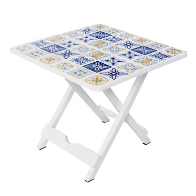 SOTUFAB - Table Basse Pliante Plastique THAPSUS Carré 54x54xH48