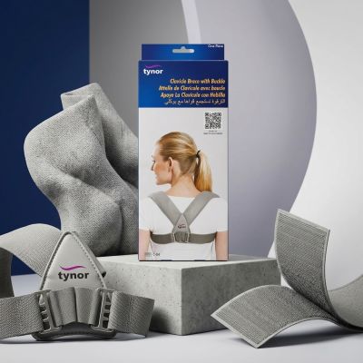 Tynor Orthèse Claviculaire Velcro C04 XL - Soutien Efficace