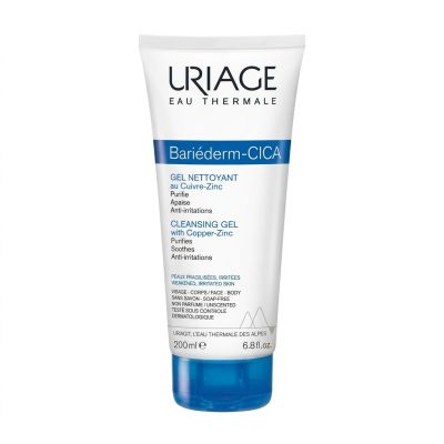 Uriage Bariéderm CicaGel Nettoyant 200ml Peaux Fragilisées