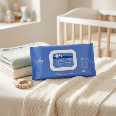 Uriage Bébé Lingettes Nettoyantes 70 pièces Douceur & Propreté
