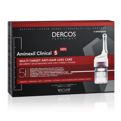 Traitement VICHY DERCOS AMINEXIL CLINICAL 5 - Homme