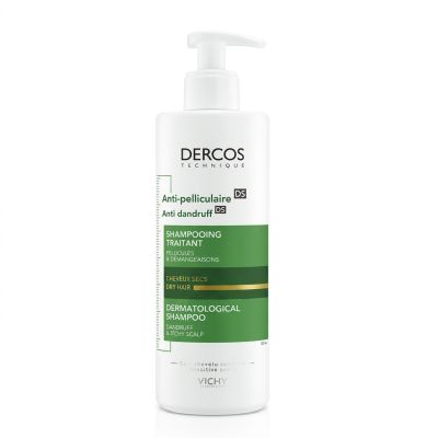 Vichy Dercos Shampoing AntiPelliculaire Cheveux Secs 390ml