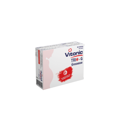 Vitonic Trio Grossesse - 30 Gélules - Prix... | Arkan.tn