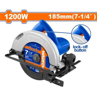 Scie circulaire Wadfow 185mm 1200W - Prix Tunisie | Arkan.tn