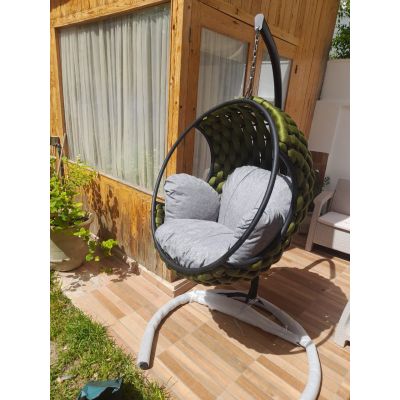 Fauteuil suspendu ESPACE HOME 196x110x125cm - vert 