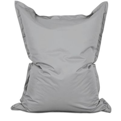 Pouf XXL Imperméable multi positions L*L*H = 140*100 cm-Gris