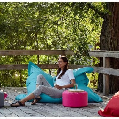 Pouf XXL Imperméable multi positions L*L*H = 140*100 cm- turquoise