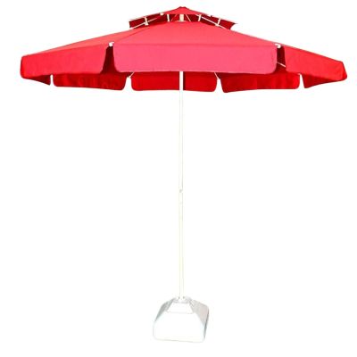 Parasol Double Toit 220 cm rouge – Résistant Tunisie