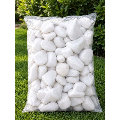 Galet blanc Italie EU COSY - DC0106000 - Blanc - 20 KG - 3/8 cm