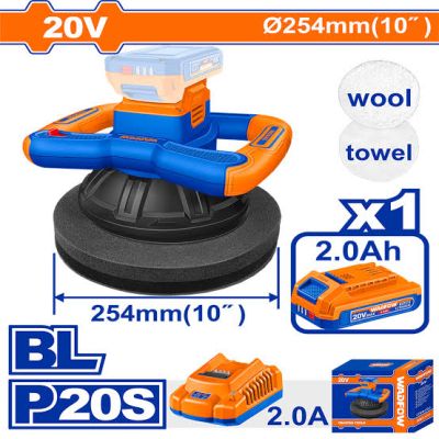Polisseuse Sans Fil Wadfow 20V 250mm - Prix... | Arkan.tn