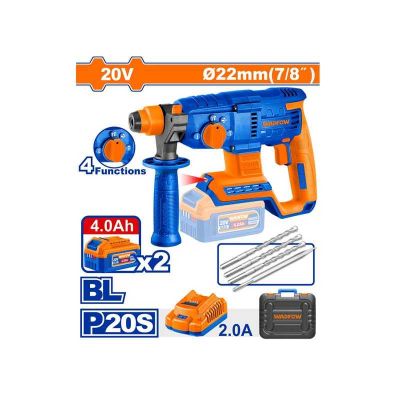 Perforateur Wadfow 20V 22mm + 4 Accessoires -... | Arkan.tn