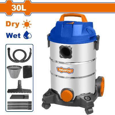 Aspirateur Eau et Poussière Wadfow 30L -... | Arkan.tn