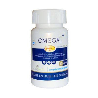 Complément YOUNG HEALTH OMEGA 3 - 60 capsules