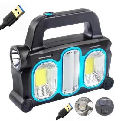 Lampe Solaire Extérieure Etanche LED USB Rechargeable