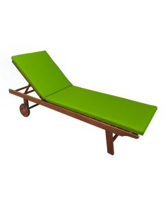 Pouffy Matelas chaise longue 180x55x5 cm - Vert anis