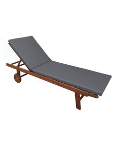 Pouffy Matelas chaise longue 180x55x5 cm - Gris