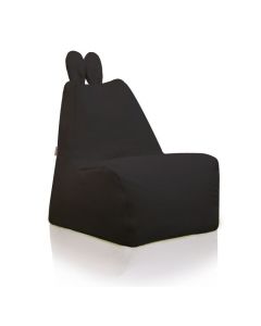 Pouffy Lapino - Noir  - 50 L x 63 H - Pouf Tunisie