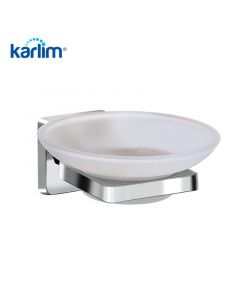 Porte-savon Mural Chromé Karlim – Accessoire Élégant Salle de Bain | Tunisie
