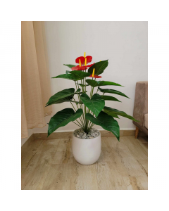 Plante artificielle avec pot en céramique  - A15 - Hauteur 85CM