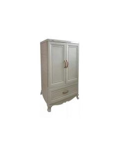 SOFPINCE - Armoire en plastique 2 portes +1 casier Grège 