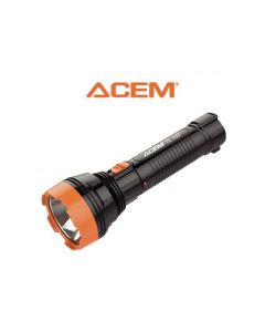 Torche LED 3W TL103 noir & orange - 280132103 - ACEM-1-1