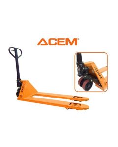 Acem Transpalette manuelle 2.5T avec roue en acier bande polyuréthane