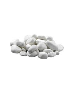 Galet decoratif blanc