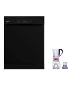 Lave vaisselle BRANDT DFH147TB - Noir - 14 couverts 