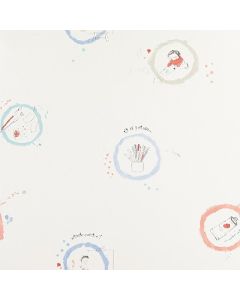 Papier peint casadeco arc en ciel v1 collection - Rouleau de 53 cm x 10.05 m - Casadeco