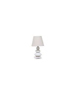 Chtioui design - Lampe de chevet - Céramique - Blanc patine - 48 cm