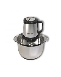 Mini Hachoir à Viande avec Bol Acier Inox Sk-7015 - 800W - 5L