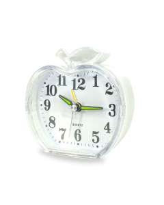 Horloge Réveil - Blanc - 9 X 9 cm